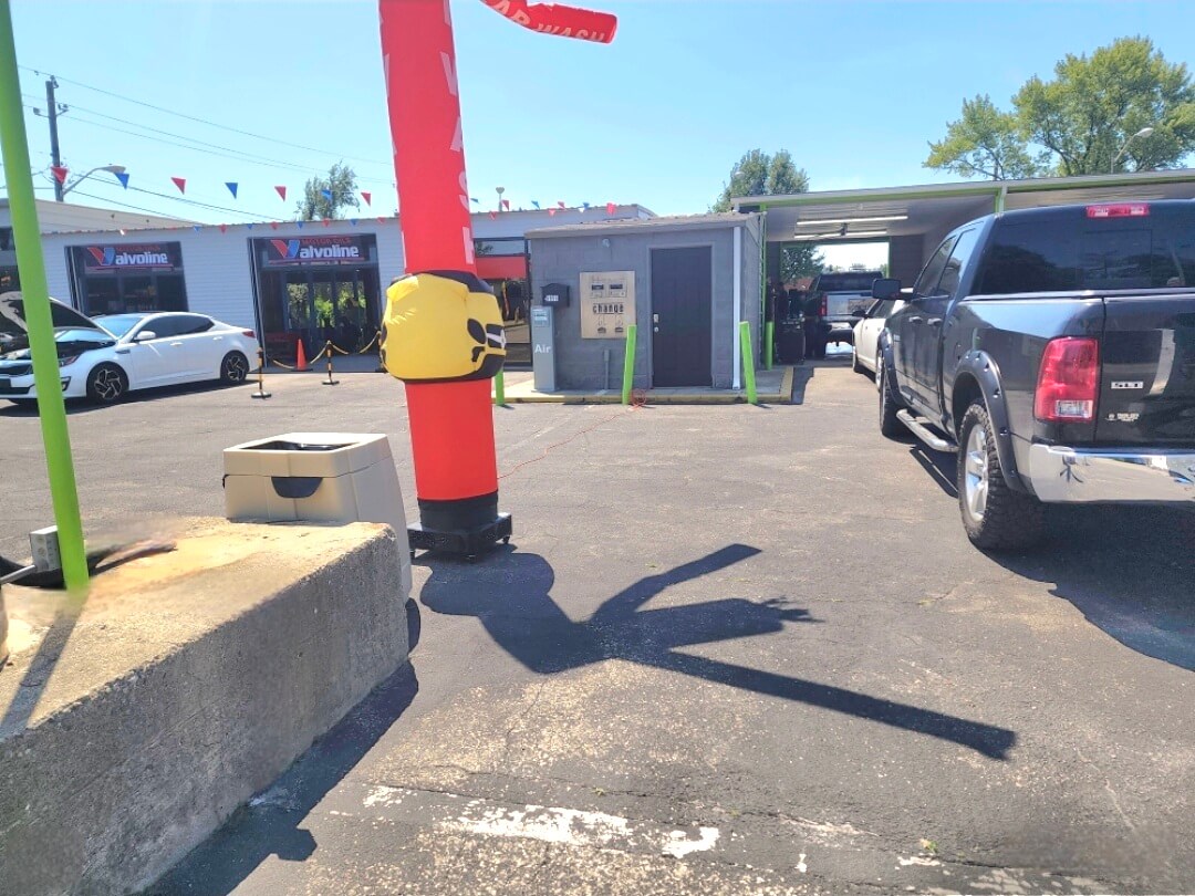 Front  Porperty View Drive-Through Indianapolis East 21st 